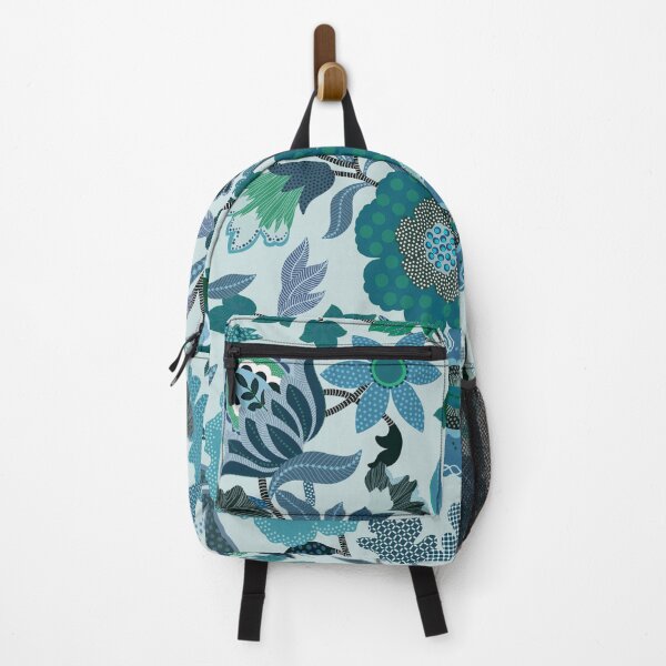 Item preview, Garden Floral - Blue designed and sold by Sarah Thorpe Designs .