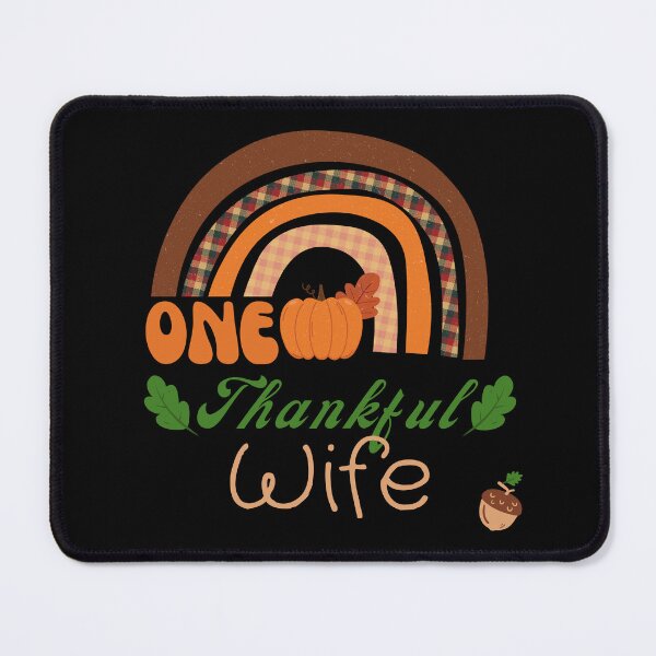 Item preview, One Thankful Wife (Boho Rainbow 1) designed and sold by SimplyMe-Plus.