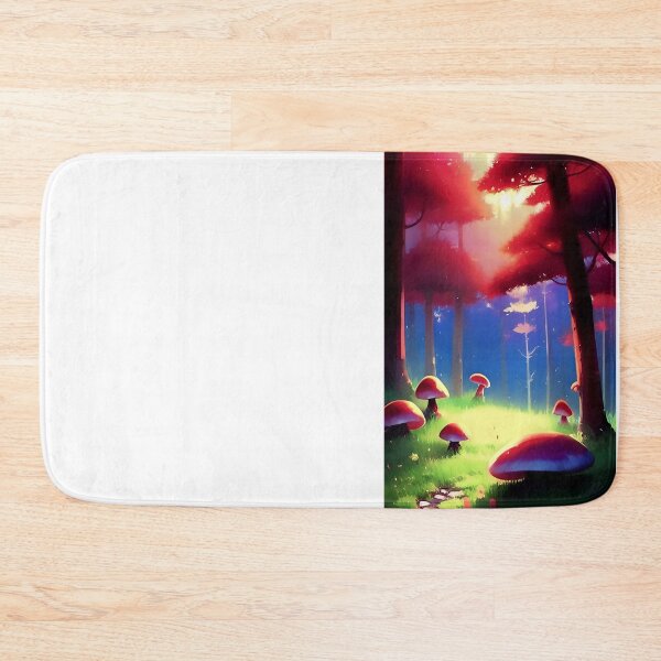 Item preview, Mushroom forest painting  designed and sold by omar-alsayed52.