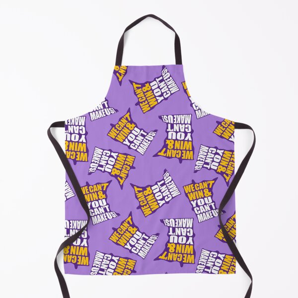 Item preview, We Can't Win & You Can't Make Us Football Pattern - Minnesota Sports Fans Pattern - Minnesota Football Pattern - Purple, Gold & Pastel Purple designed and sold by EcoElsa.