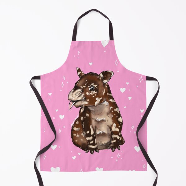 Item preview, Cute Baby Tapir Pink Hearts designed and sold by jessvaluchart.