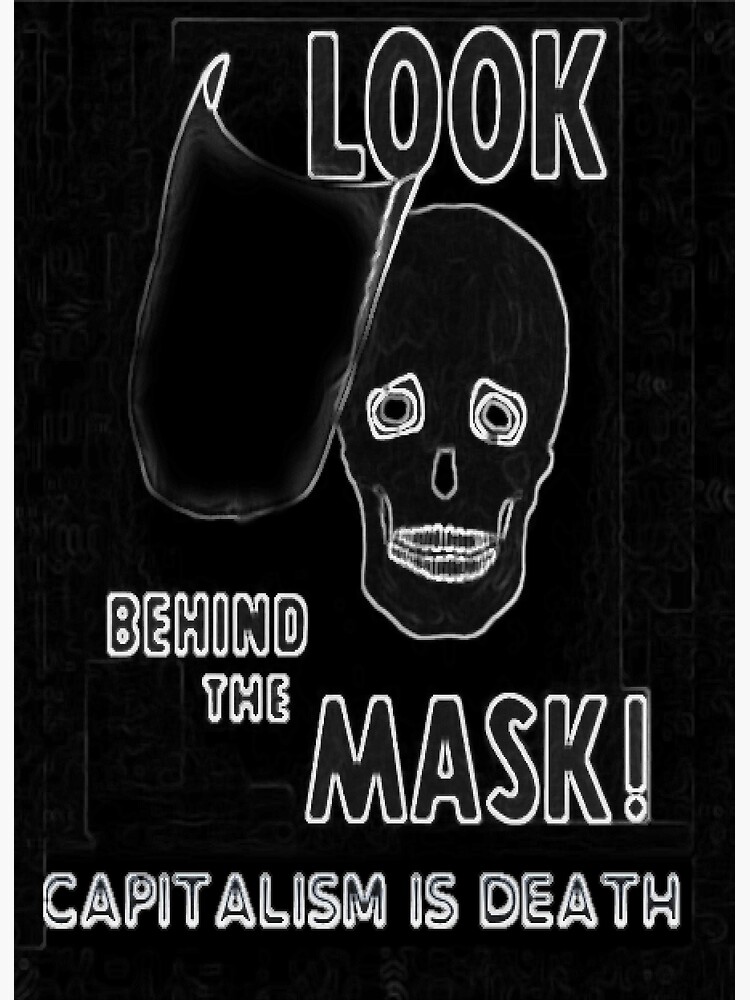 "look behind the mask " Poster by hoiimtem  Redbubble