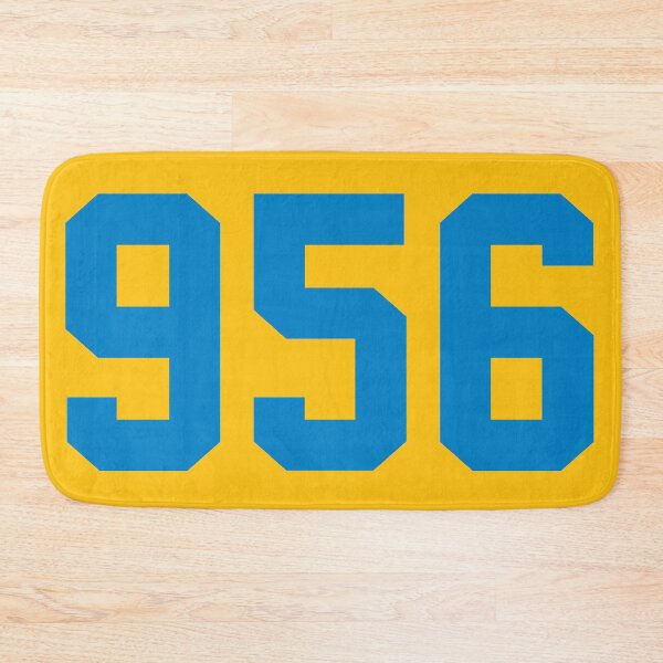 Item preview, 956 Area Code Design 2022 in Light Blue and Yellow designed and sold by RedPremium.