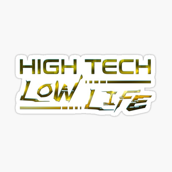 Item preview, High Tech Low Life - Gold Style designed and sold by blynncreative.