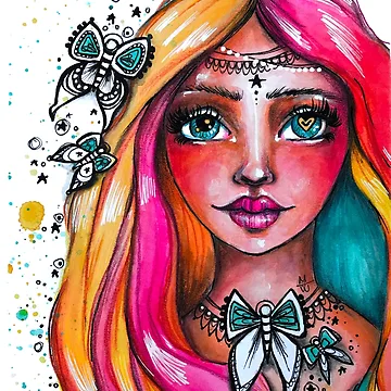 Artwork thumbnail, Butterfly Girl by RuffledAndPunk
