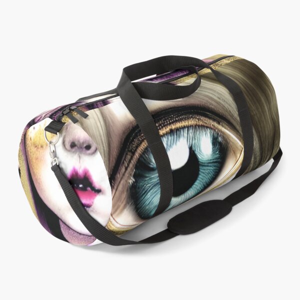 Item preview, Looking Glass Golden Grunge Creepy Doll Face Art designed and sold by CreepyKaleidopi.
