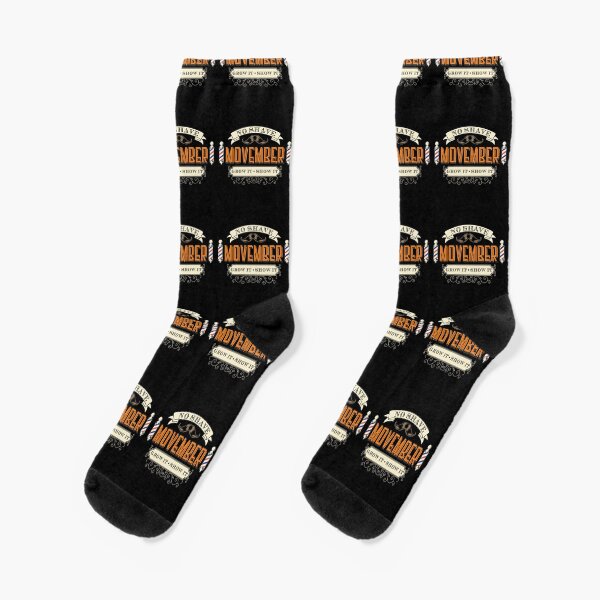Keine Rasur MOVEMBER (4) Socken
