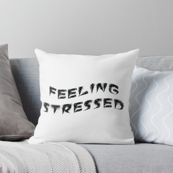 Item preview, Feeling Stressed - Black Distressed Text designed and sold by Whimsical  Thinker.