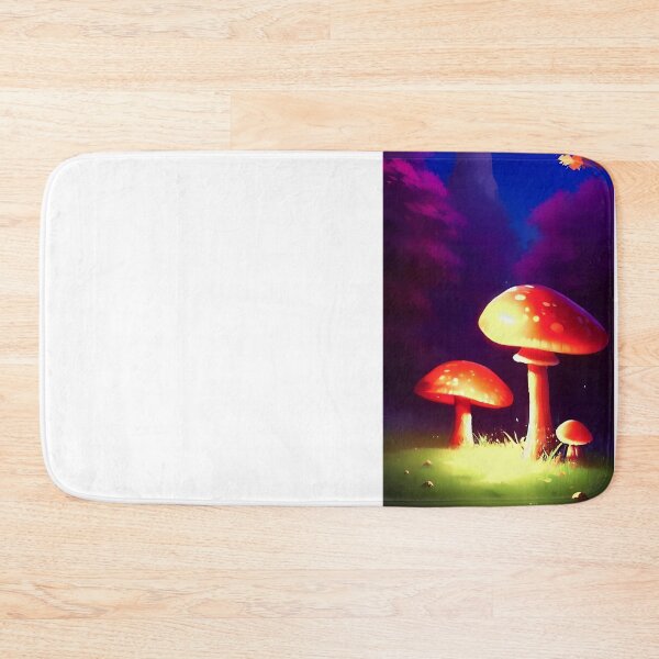 Item preview, Glowing Mushroom painting  designed and sold by omar-alsayed52.