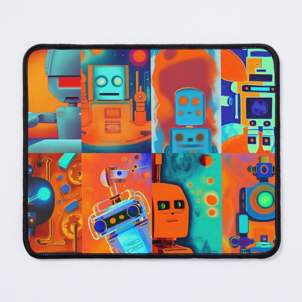 Item preview, Colorful Robots designed and sold by johnbarbersongs.