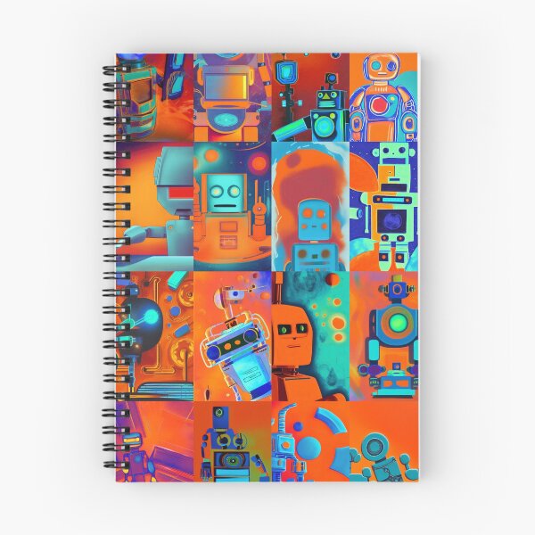Item preview, Colorful Robots designed and sold by johnbarbersongs.
