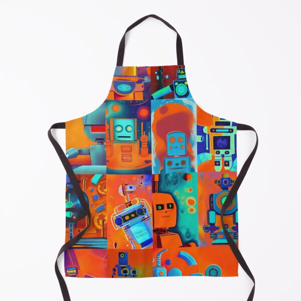 Item preview, Colorful Robots designed and sold by johnbarbersongs.