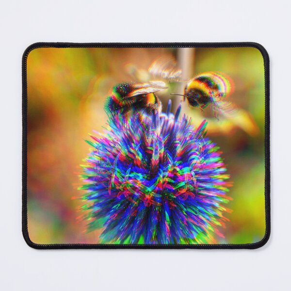 Item preview, Psychedelic Twin Bees designed and sold by Stonio.