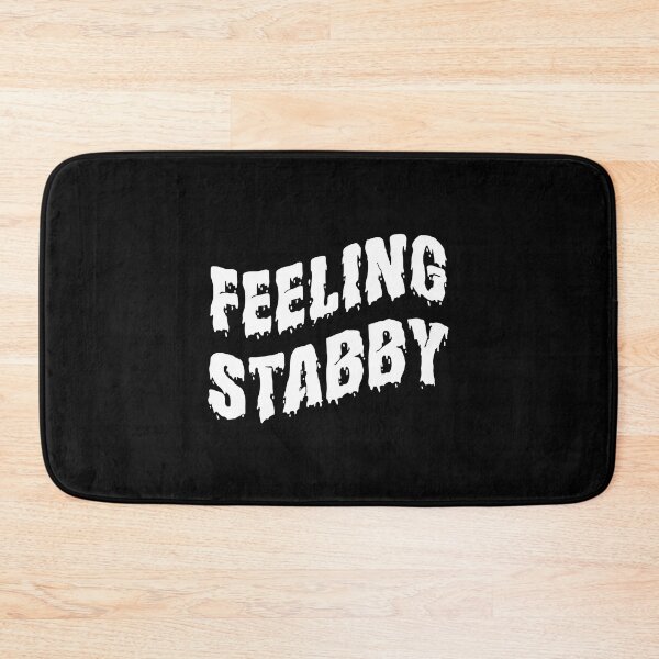 Item preview, Feeling Stabby - White Text designed and sold by Whimsical  Thinker.