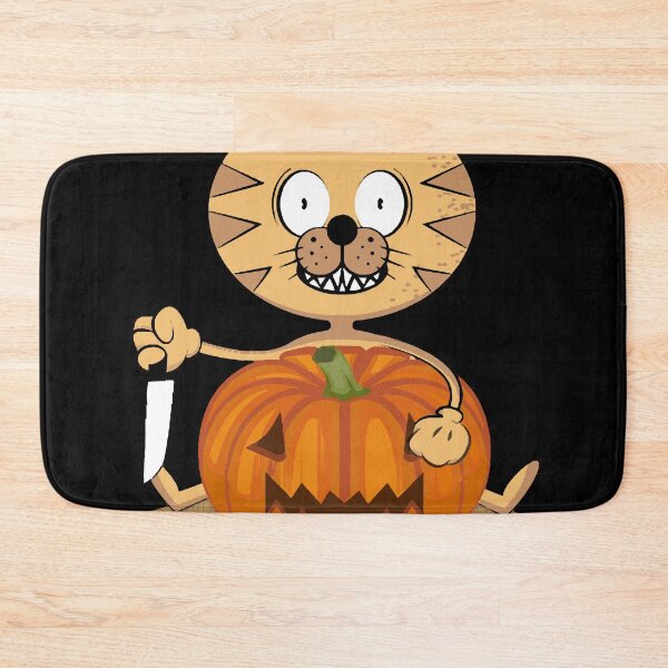 Artikelvorschau, Schnitzen mit Katze. Halloween. T-Shirt entworfen und verkauft von ANIKACORTEZ.