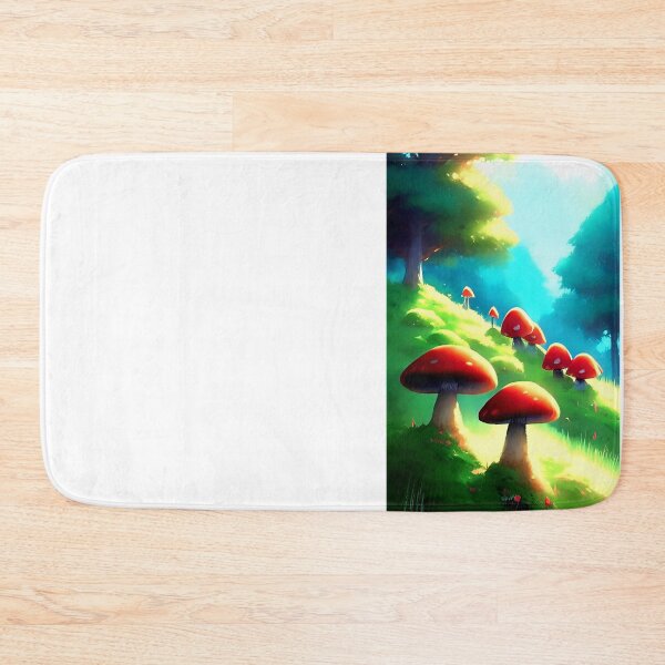 Item preview, Mushroom forest illustration designed and sold by omar-alsayed52.