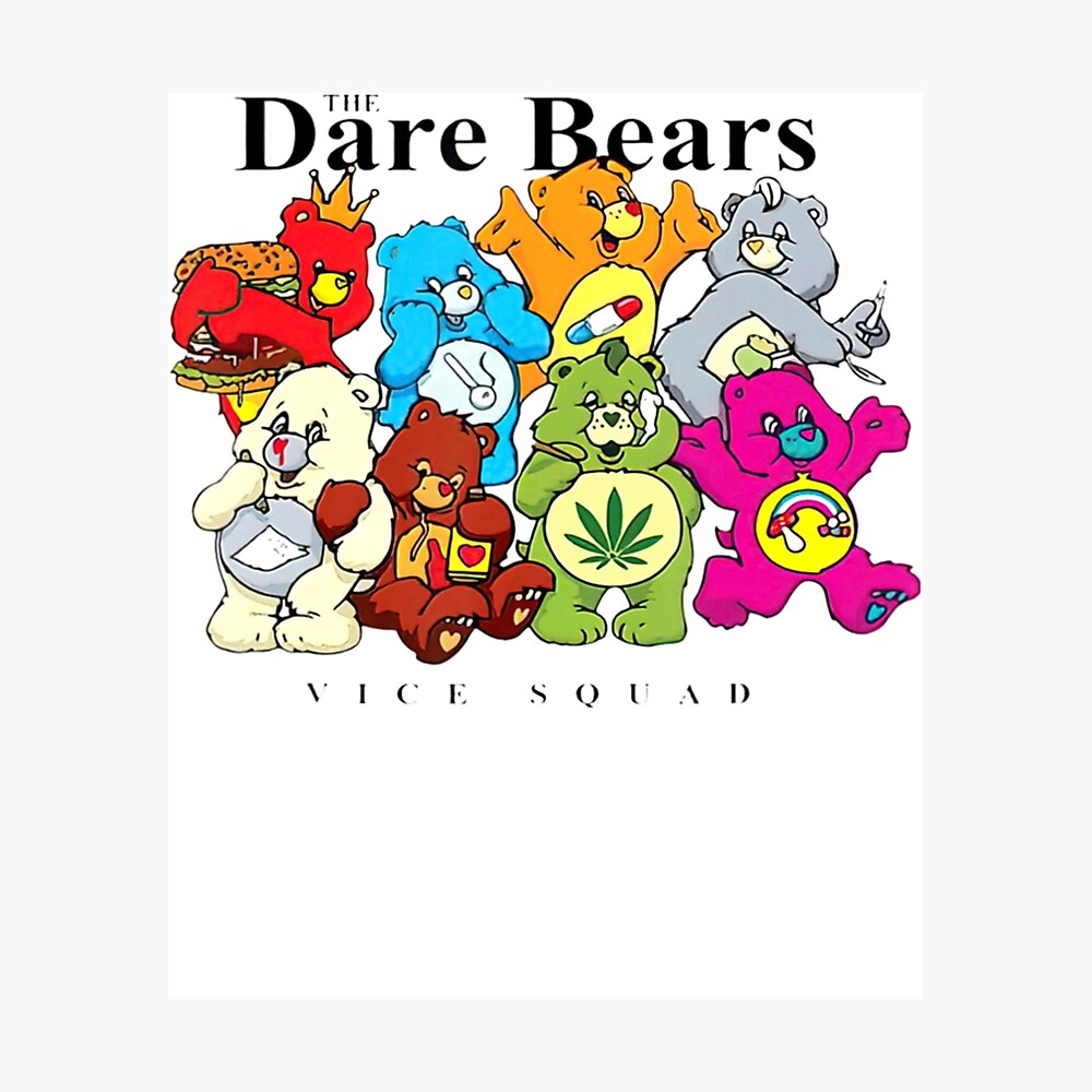 The Dare Bears Vice Squad Halloween  Poster
