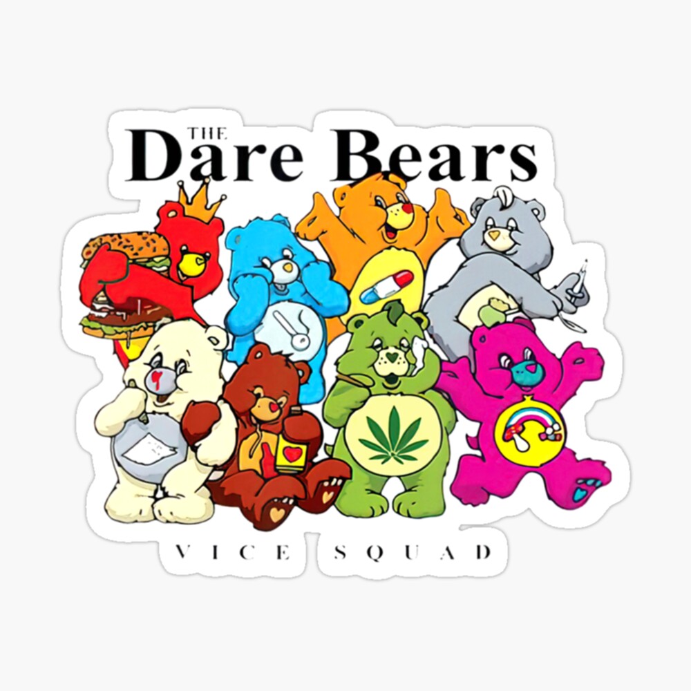 The Dare Bears Vice Squad Halloween  Poster