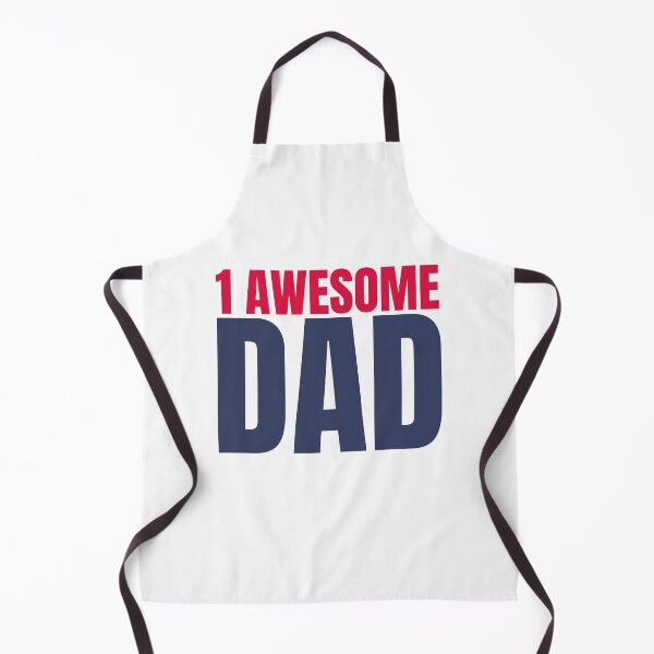 Item preview, 1 Awesome Dad. Funny Dad Life Quote. Red and Navy Blue designed and sold by That Cheeky Tee.