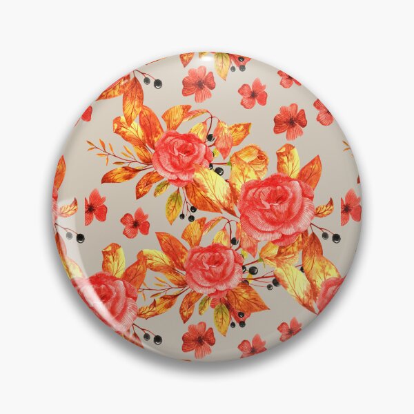 Item preview, Red roses vintage pattern designed and sold by pinkyfish1010.