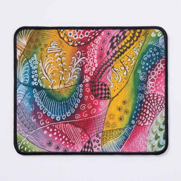 Item preview, Facets - watercolor drawing with fineliner designed and sold by piesdesignart.