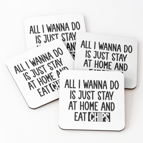 Item preview, all i wanna do is just stay at home and eat chips designed and sold by Uriehale.