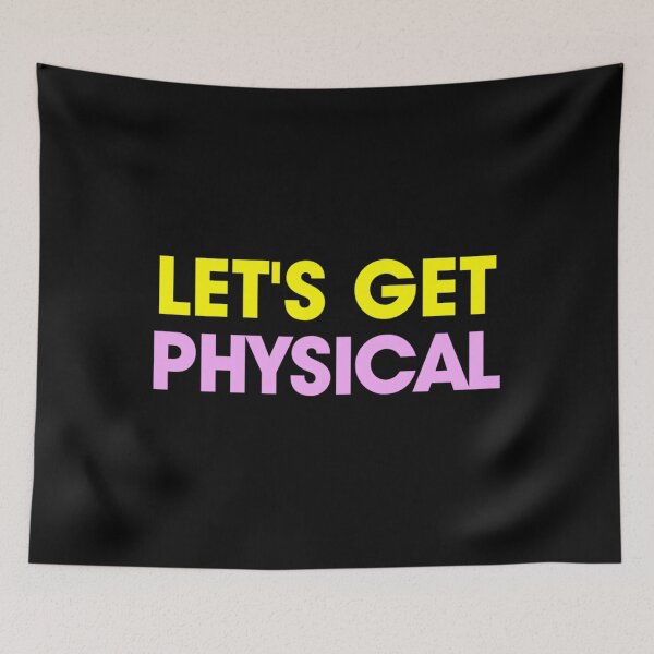 Item preview, Let's Get Physical  Yellow Pink Print 1 designed and sold by cieronbudaut.