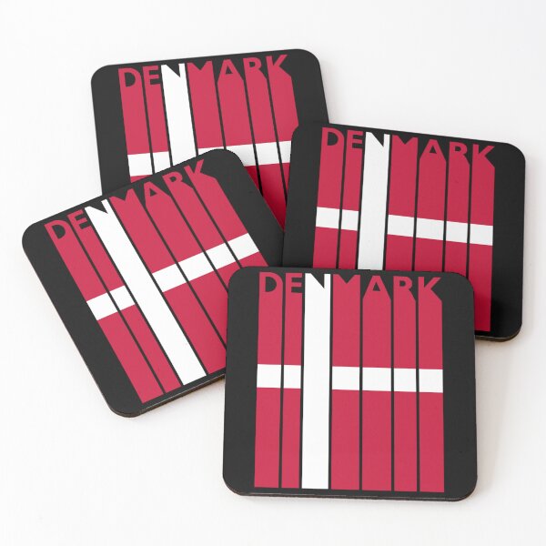 Item preview, Denmark T-Shirt Vintage Denmark Flag Tee Danish Flag  designed and sold by Tinaawkins.