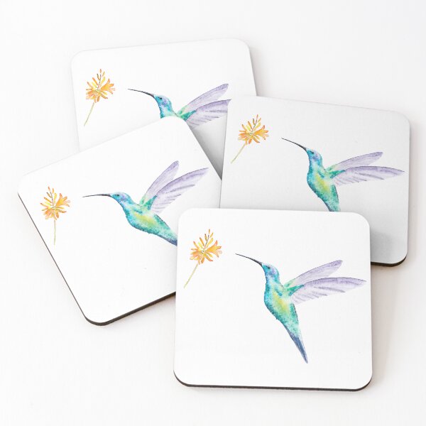 Item preview, Watercolour Hummingbird Painting designed and sold by Nicky Rollings.