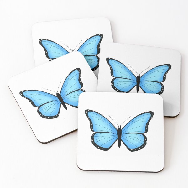 Item preview, Bright Blue Painted Butterfly Graphic Design designed and sold by redbubbleart18.