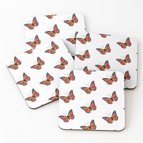 Item preview, Bright Orange Painted Butterfly Graphic Design designed and sold by redbubbleart18.