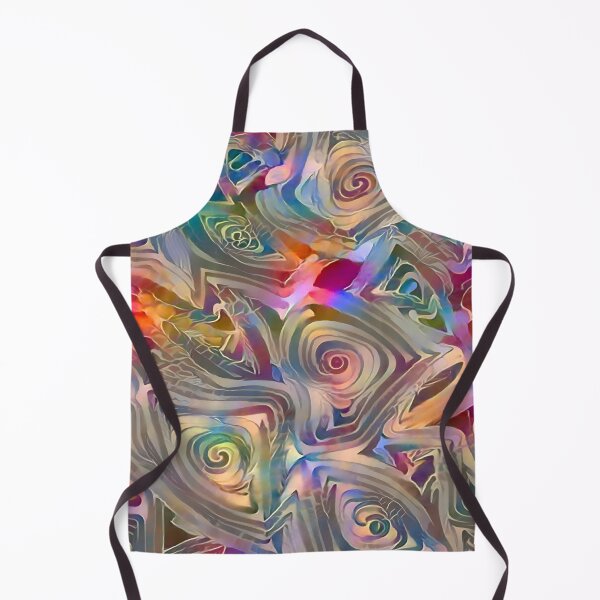 Item preview, Pink and Green Floral Blooms Abstract Art with Geometric Designs designed and sold by ittybittyowl.