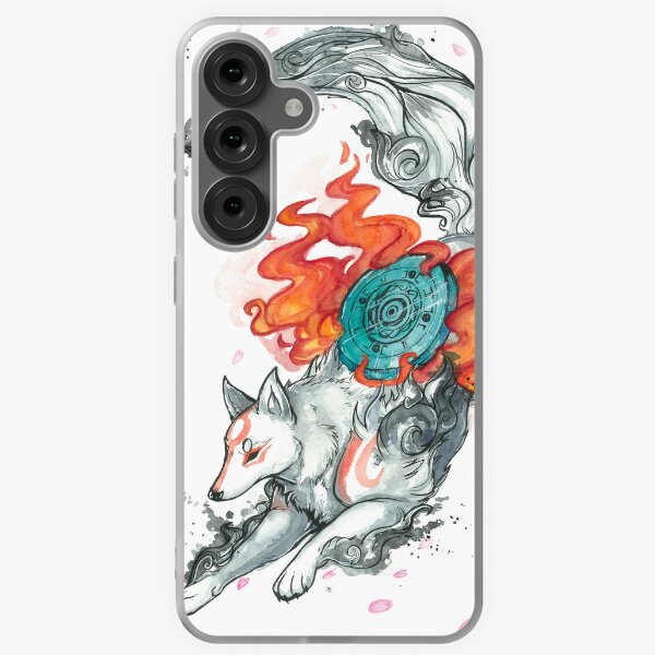 Item preview, Watercolor Okami designed and sold by MonsterMaker.