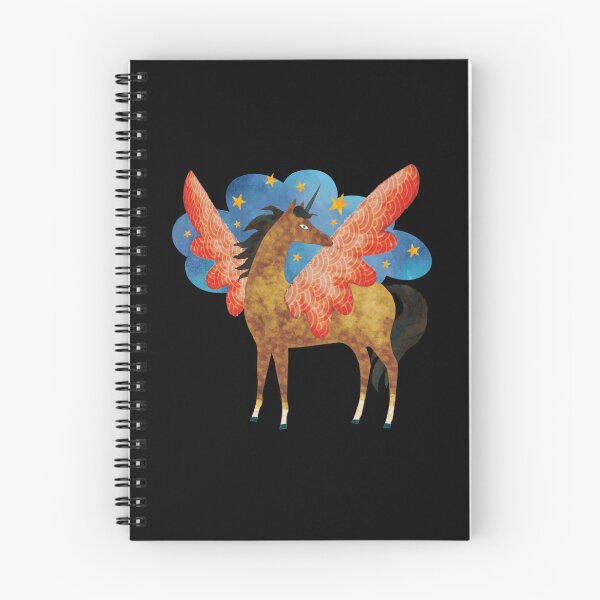 Artikelvorschau, Einhorn mit Sternen entworfen und verkauft von Silver Steer Design.