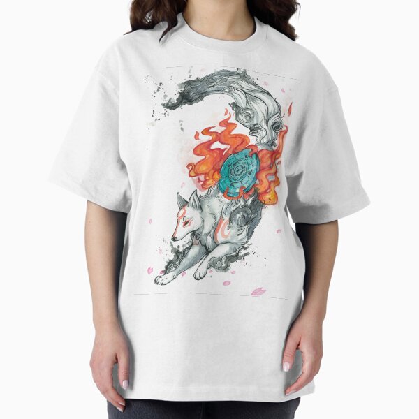 Item preview, Watercolor Okami designed and sold by MonsterMaker.