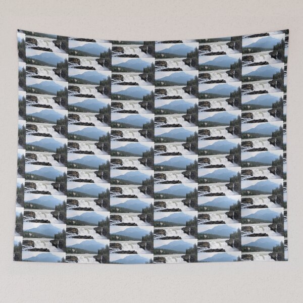 Item preview, SURPRISE CORNER WATERFALL - BANFF designed and sold by kazaroodie.