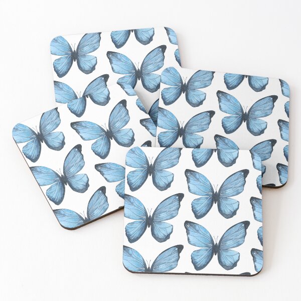 Item preview, Blue Gradient Watercolor Painted Butterfly Graphic Design designed and sold by redbubbleart18.