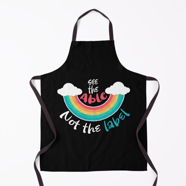 Item preview, Autism See the Able not the Label Autistic rainbow designed and sold by Dolphin Graphic.