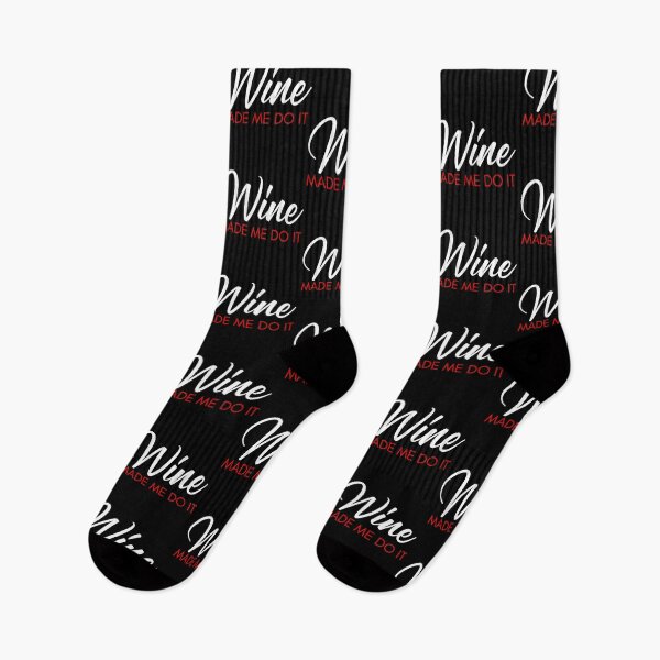 Item preview, Wine Made Me Do It. Funny Wine Lover Quote. White and Red designed and sold by That Cheeky Tee.