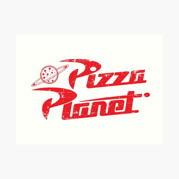 Logotipo de Pizza Planet Lámina artística