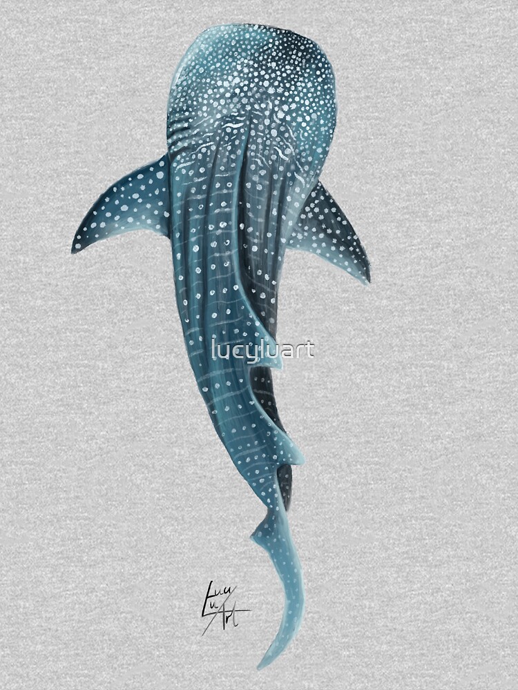 Thumbnail 5 of 5, Toddler Pullover Hoodie, Whale Shark designed and sold by lucyluart.