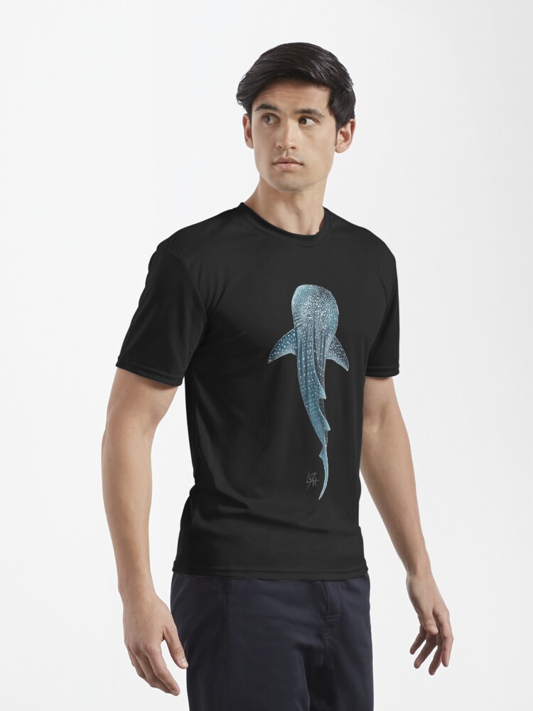 Thumbnail 3 of 7, Active T-Shirt, Whale Shark designed and sold by lucyluart.