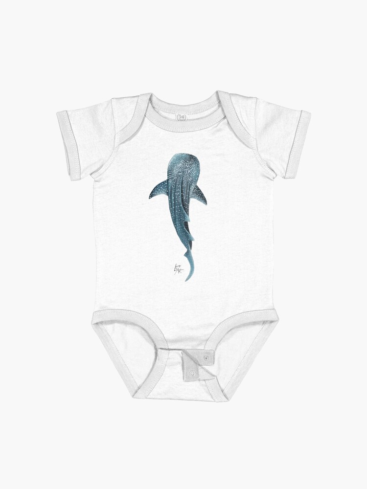 Thumbnail 1 of 2, Baby One-Piece, Whale Shark designed and sold by lucyluart.