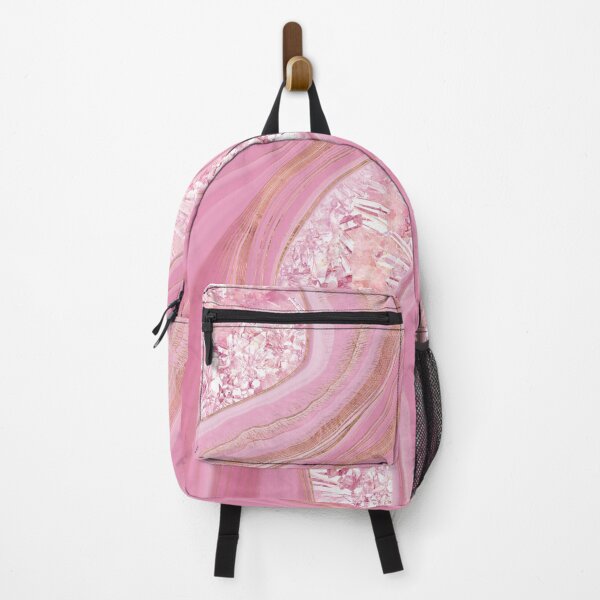 Item preview, Rose Gold marble and Crystals Digital Art designed and sold by k9printart.