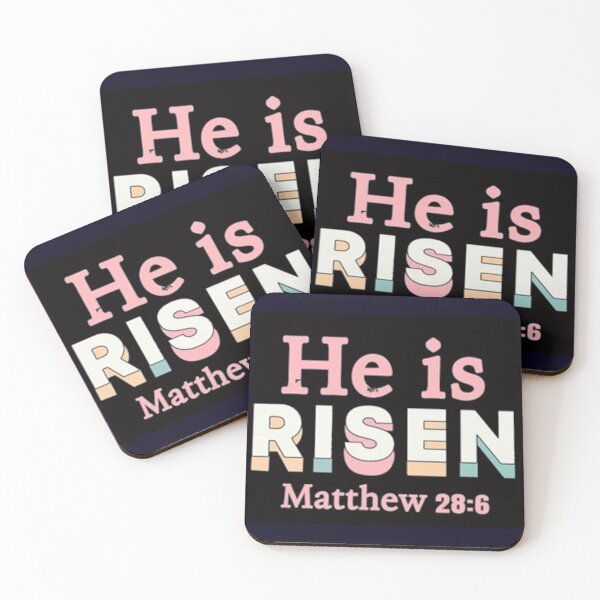 Item preview, He Is Risen  Matthew 28:6 designed and sold by Rowena Jones.