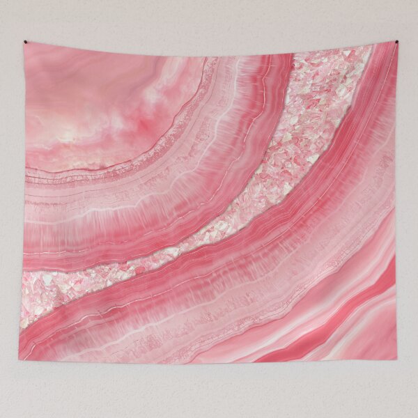 Item preview, Rose Peach marble Geode Digital Art designed and sold by k9printart.
