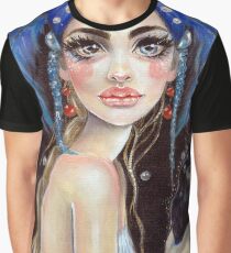 Lenore & the Three Eyed Raven, Original art, PopSurrealism Graphic T-Shirt