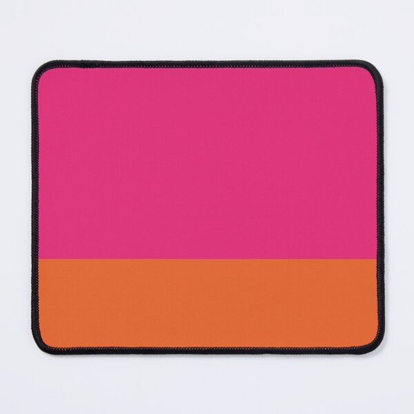 Item preview, Hot Neon Pink and Orange Pop Minimalist Solid Color Block designed and sold by Ladies-Boutique.