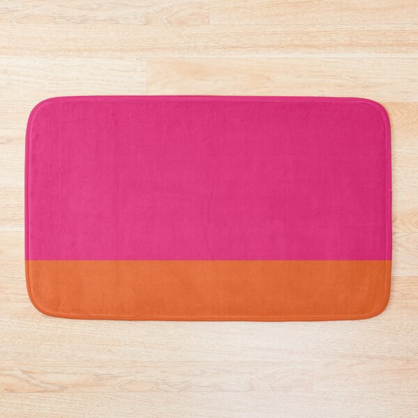 Item preview, Hot Neon Pink and Orange Pop Minimalist Solid Color Block designed and sold by Ladies-Boutique.