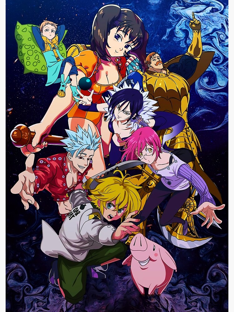 Anime Seven Deadly Sins Nanatsu No Taizai Poster For Sale By